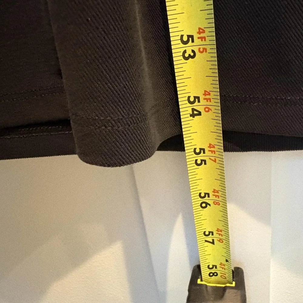 NWT Old Navy Dress Women XL Tall Black Rib Knit Mock Neck Maxi Ruched Sleeveless - Picture 10 of 13